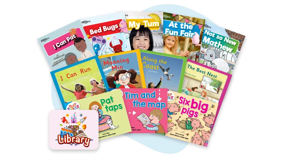 Phonics decodable readers in Reading Eggs Library