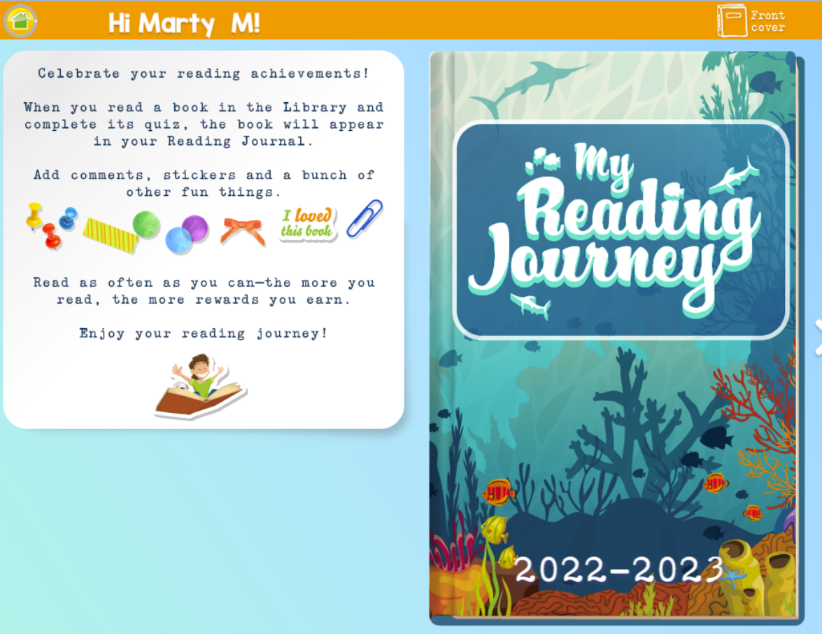Reflecting on your student's reading journey with a Reading Journal