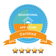 Educational App Store Certified 5 stars rating