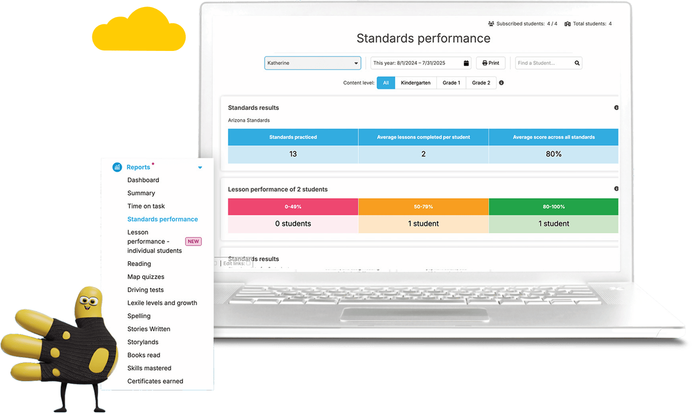 reading eggs homeschool max reporting