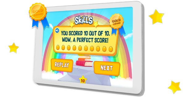 Reading Eggs Show us your Skills ipad