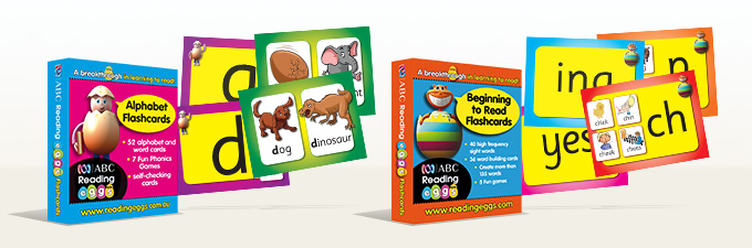 Learn to Read ABC Reading Eggs Flashcards