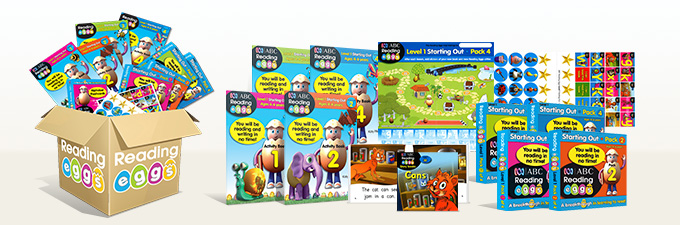 Learn to Read ABC Reading Eggs Level 1 Book Pack